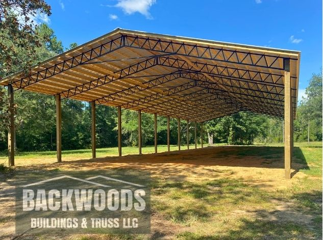 50x120x14-gable-open-pole-barn-vernon-florida-8x8-posts